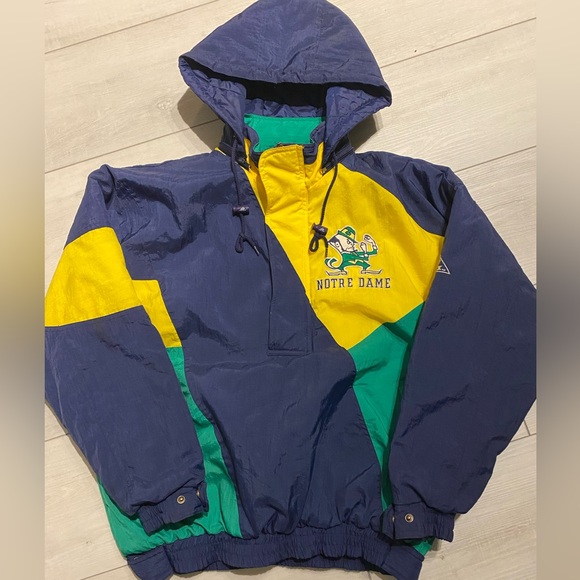 Vintage Apex One Notre Dame Fighting Irish Jacket - Picture 1 of 5